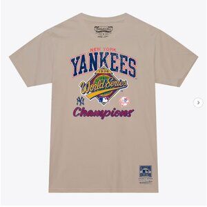 NEW w/o Tags New York Yankees 1996 Khaki Mitchell & Ness Tee Size M MSRP: $38.00